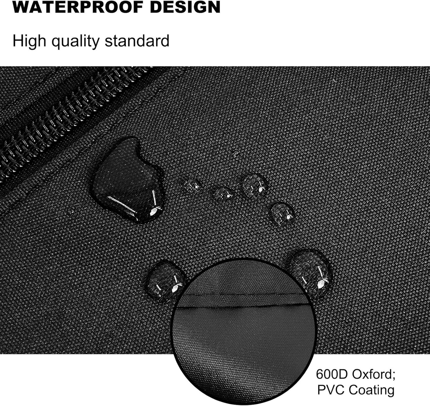 Umbarlla Cover Waterproof Heavy Duty 600D Oxford Patio Umbrella Cover for 7Ft to 10Ft Umbrella Covers for Umbrellas Outdoor Garden Umbrellas Parasol Cover with Push Rod