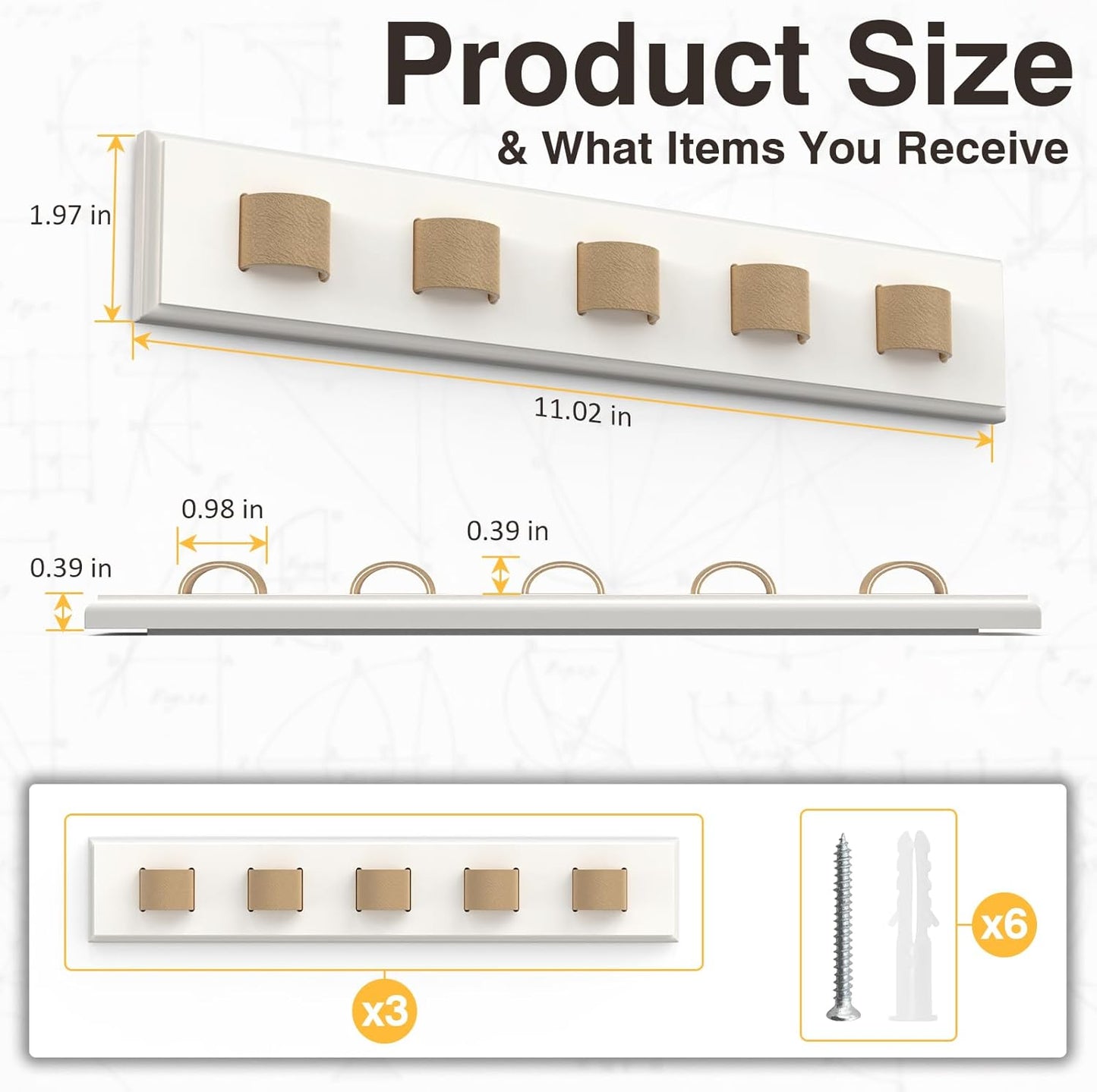 3 Pack Sunglass Organizer, Wall Mounted Sunglasses Organizer, Wooden Glasses Holder Sunglass Holder, Sunglasses Rack for Hanging Your Multiple Eyeglasses, for Wall, Home Decor(Cream)