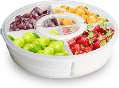 2Inch Portable Pie Carrier with Lid and Cupcake Muffin Tart Cookie Fruit Snacks Keeper Food, Pie Carrier round Pizza Holder Reusable Pie Keeper