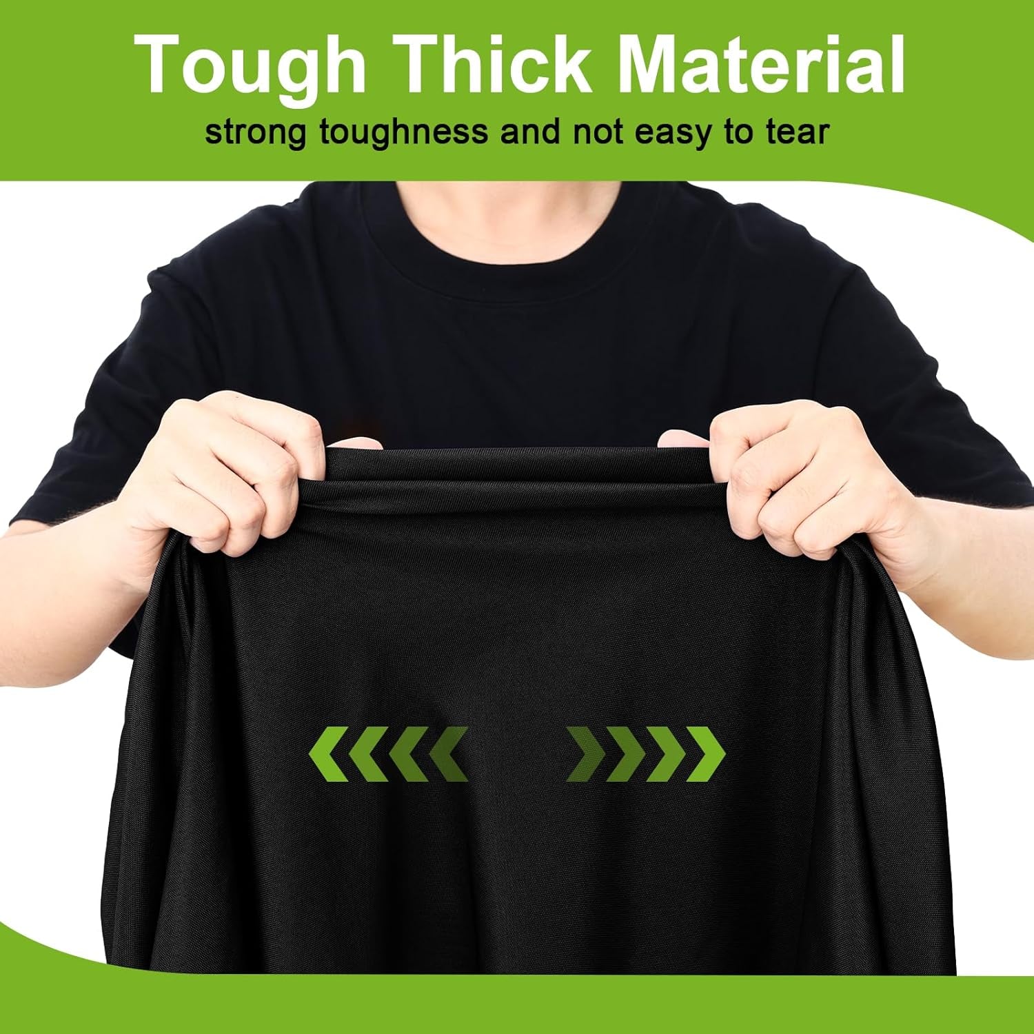 round Spandex Tablecloth, Elastic Fitted Washable Tablecloths for 36"-44" Tables, Waterpoof Stretch Picnic Table Cover for Dining, Indoor and Outdoor, Black