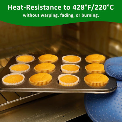 Parchment 400Pcs Mini Cupcake Liners for Baking - Natural Paper Muffin Liners for Mini Muffin Pan, Balanced Non-Stick/Excellent Grease-Proof, No Smell, Food Grade (Natural)