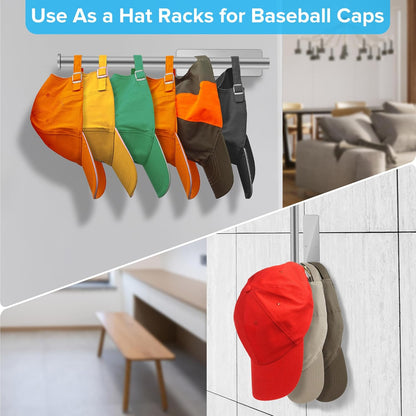 Paper Towel Holder under Cabinet Wall Mounted,  Self Adhesive or Drilling Paper Towel Holder for Kitchen RV, SUS304 Stainless Steel Paper Towel Roll Rack (Black+Silver)