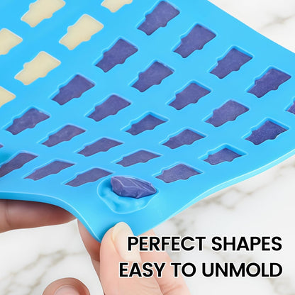 Gummy Molds Bear Candy Silicone - Mini Size Chocolate Gummy Molds with 2 Droppers Nonstick Food Grade Silicone Pack of 4