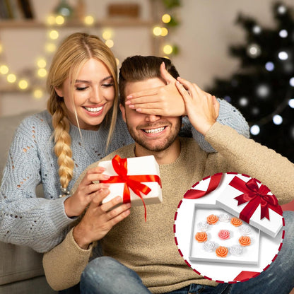 3D Flower Fridge Magnets,20 PCS Cute Locker Decorations for Girls in Middle School,Pink Magnetic Locker Accessories Refrigerator Sticker for Office Kitchen Iron Whiteboard