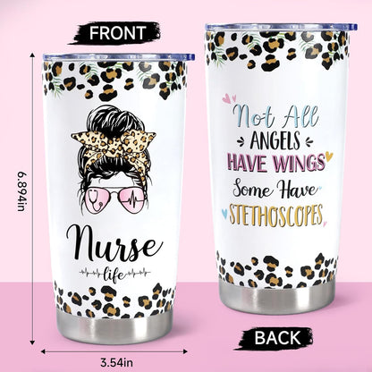 Nurse Gifts for Women, Nurses Week Gifts, Nurses Appreciation Gift for Graduation, Mothers Day, Birthday, Christmas, New Nurse Practitioner Gift - 20 OZ Tumbler Set for Nurses