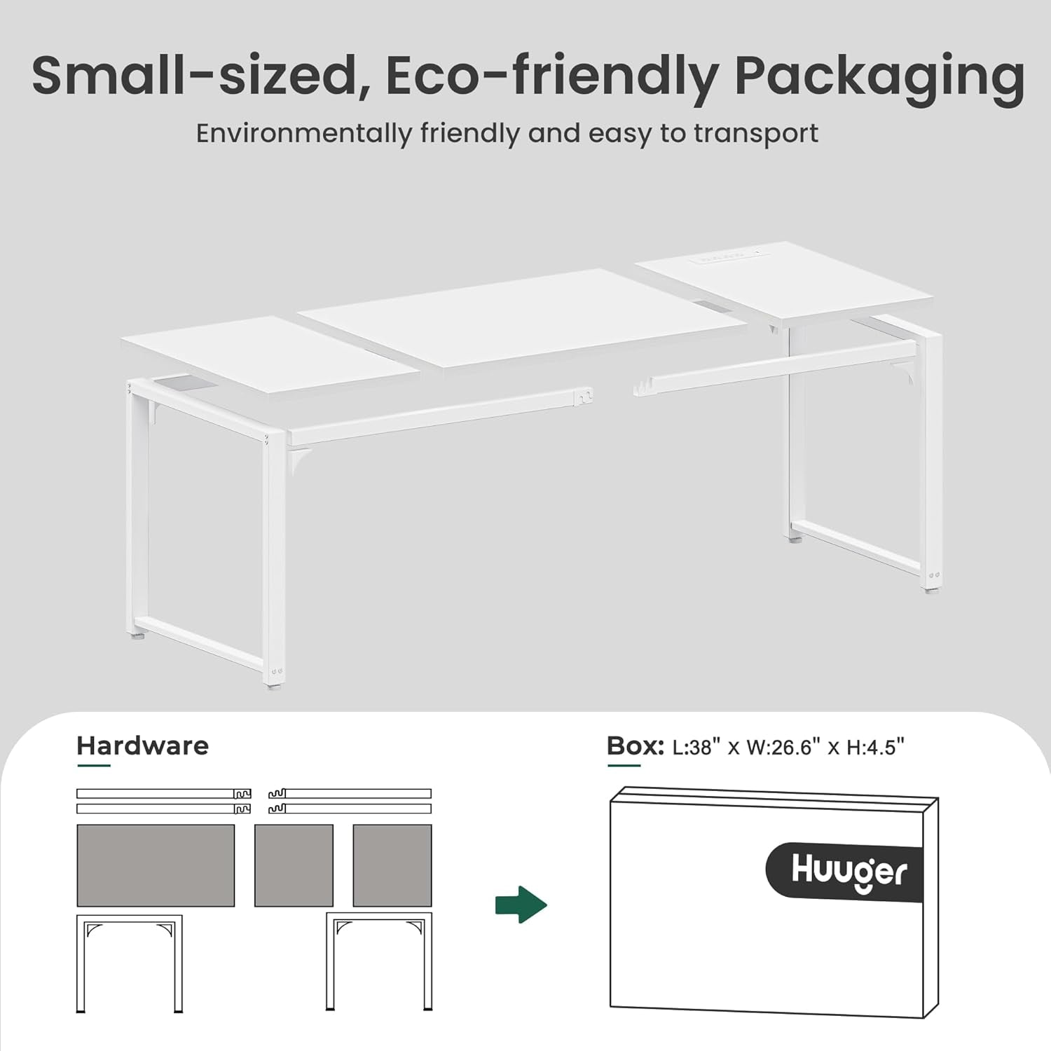 63 x 24 Inch Heavy-Duty Office Desk with Power Outlets & USB-C, Enhanced Desktop Thickness, Sturdy Metal Frame, Ideal for Home Office and Gaming