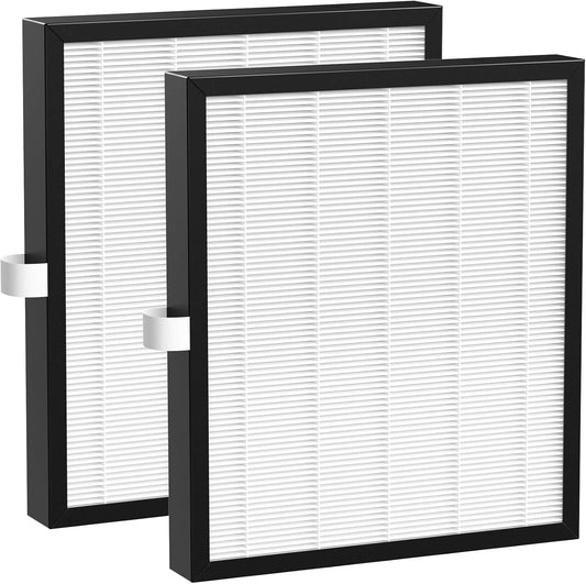 KJ217 Replacement Filters for MOOKA KJ217 Smart Large Air Purifier - 3-in-1 High-Efficiency Activated Carbon Air Filters for Pets, Dust, Smoke, Odor, Dander, and Pollen, 2 Pack
