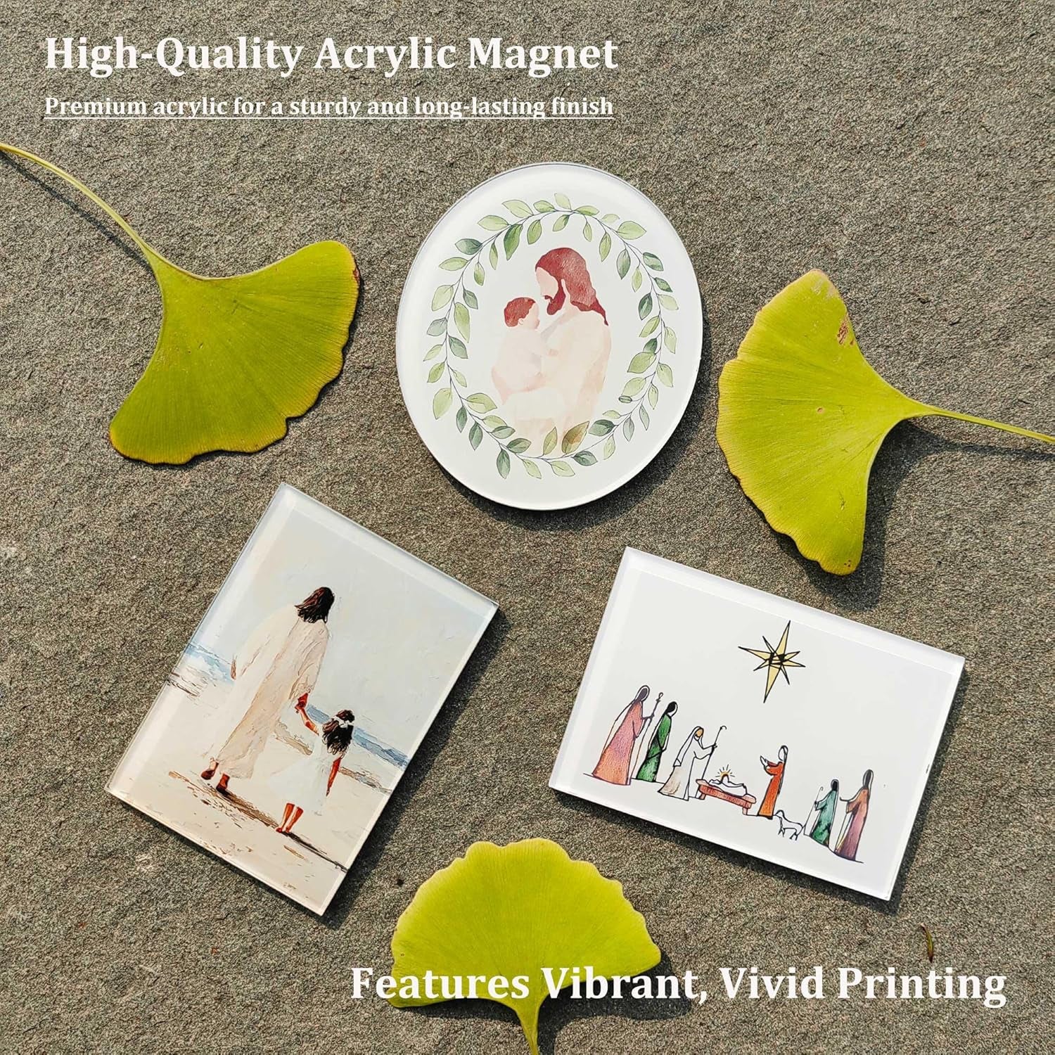 Nativity Christmas Magnets Christmas Holiday Religious Magnets Christmas Gift O Holy Night Christmas Magnets Gift Meaningful Christmas Gift -3 X 2.5 In