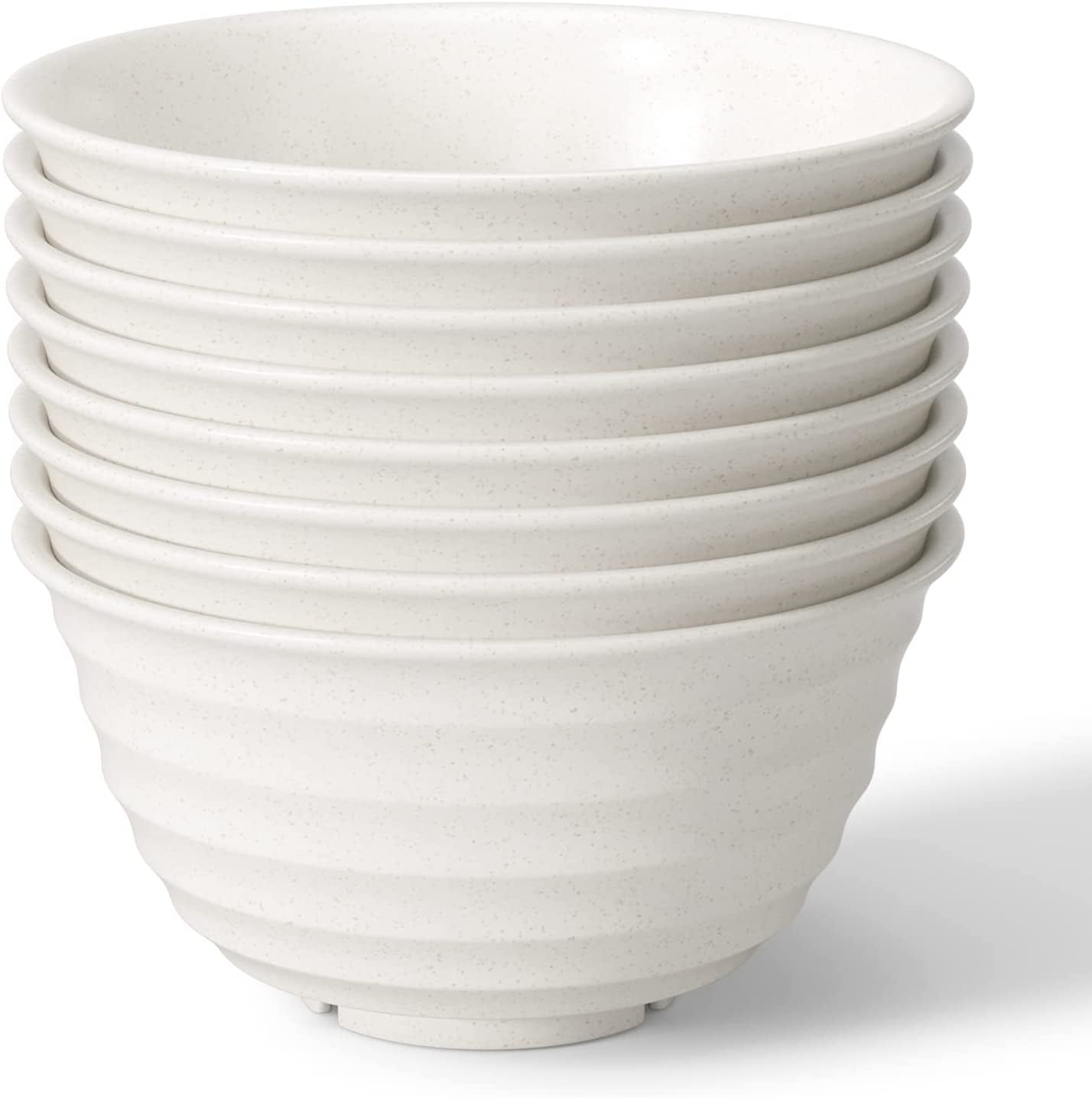 Unbreakable Cereal Bowls 30 OZ Ramen Bowl Microwave and Dishwasher Safe Bpa-Free Eco-Friendly Deep Soup Bowl for Cereal, Salad, Soup, Rice（Not CERAMIC） [Set of 8]