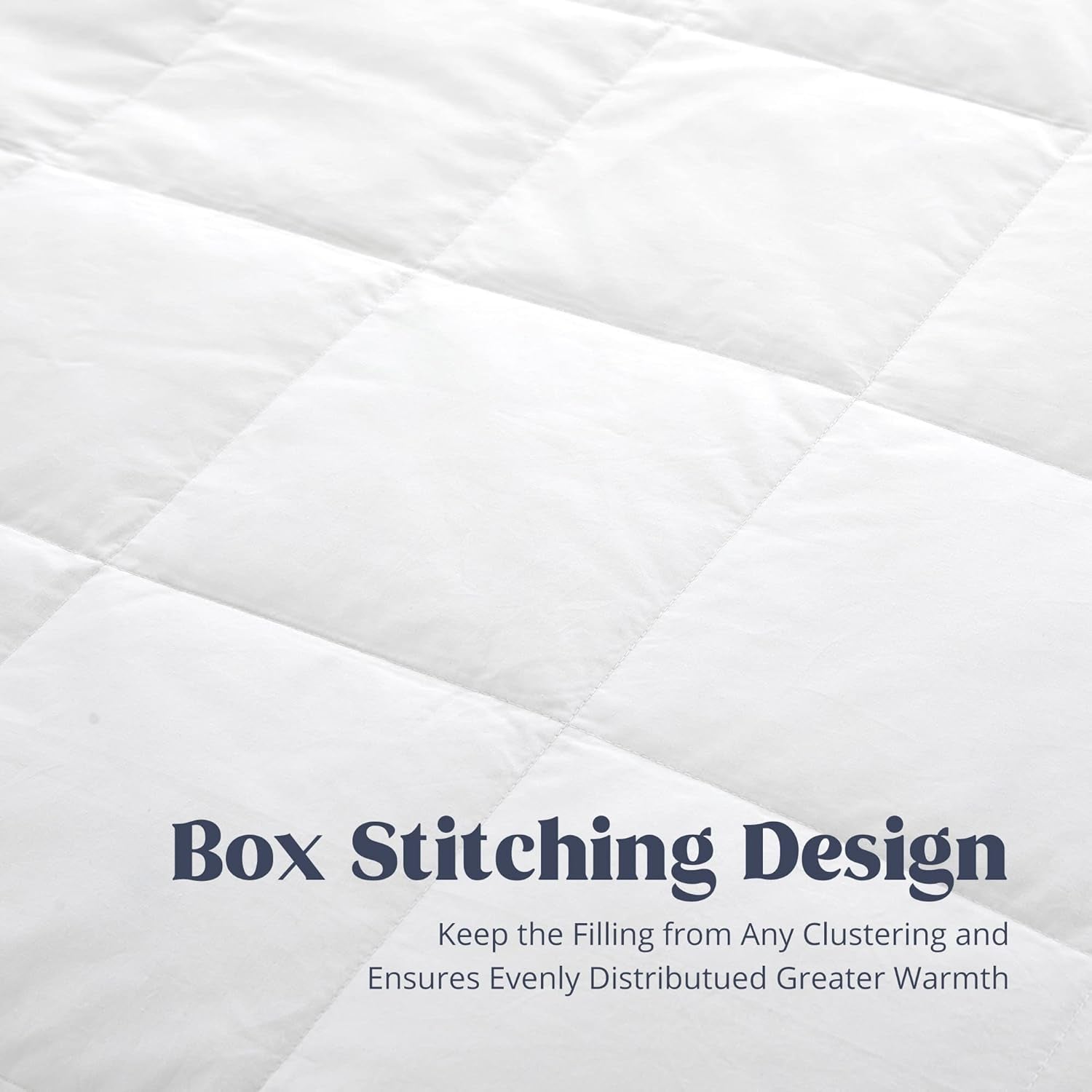 ® Blankets King Size - Soft Lightweight down Blanket for All Seasons, Cozy Warm Luxury Bed Blanket with Satin Trim, Cotton Cover, White (108"X90")