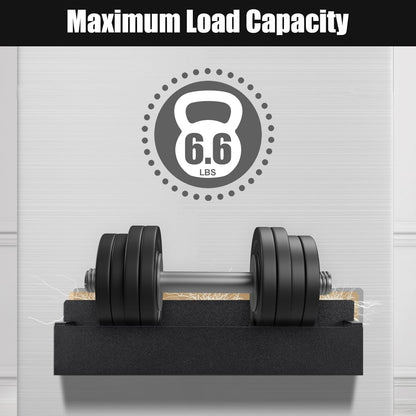 Magnetic Spice Rack for Refrigerator，Fridge Organizer for Kitchen Organization and Storage, 4 Pack (Black) Metal Shelf with 8 Moveable Hooks