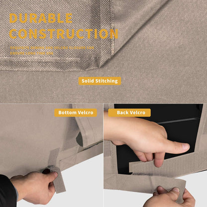 Outdoor TV Cover for 30 to 32 Inches LCD, LED, Waterproof, Weatherproof and Dust-Proof TV Screen Protectors with Cleaning Cloth (32 Inch,Camel)