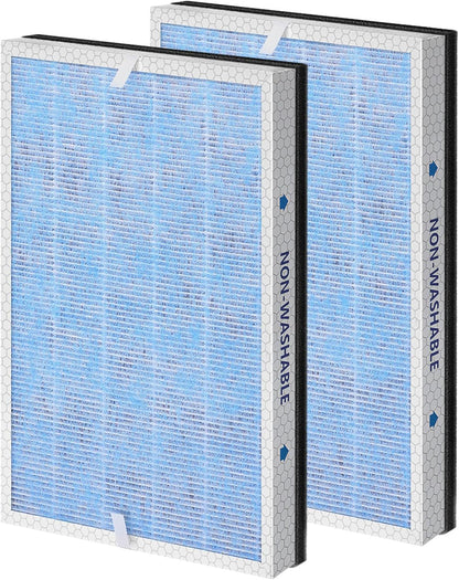 MSA3 Replacement Filter for Membrane Solutions MSA3/MSA3S Air Purifier, Upgraded 3-in-1 Filter, Standard Version, 2-Pack