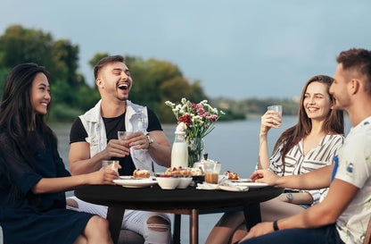 2 Packs round Spandex Tablecloths, Stretch Elastic Tablecloth Cover Fitted for 18"-24" round Tables, Waterproof Polyester Washable Table Cloth for Dining, Party, Outdoor and Indoor, Black