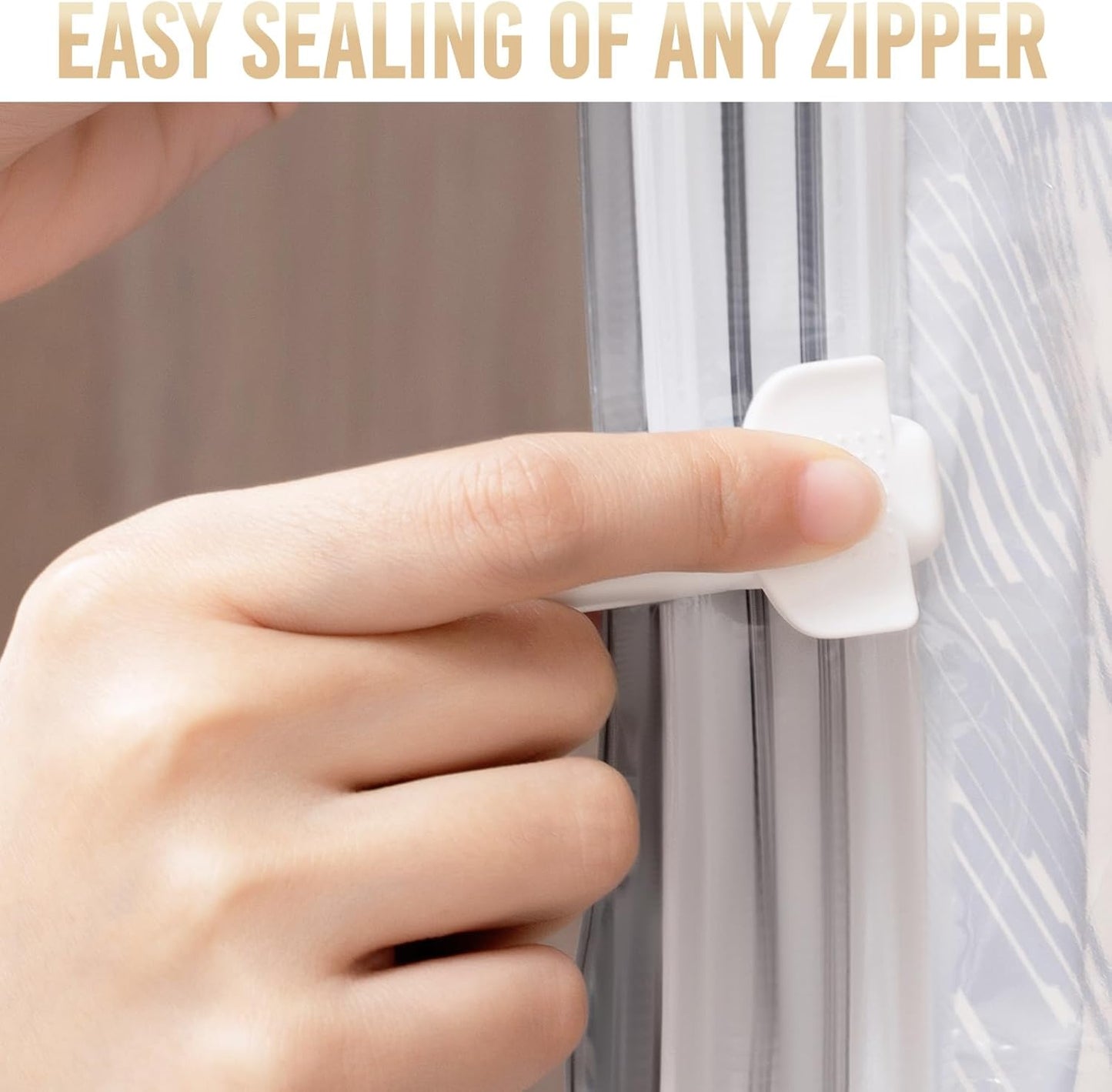 Plastic Heavy Rolling Slide Clip Seal Grip Air Tight Accessories for Vacuum Storage Space Saver Bags