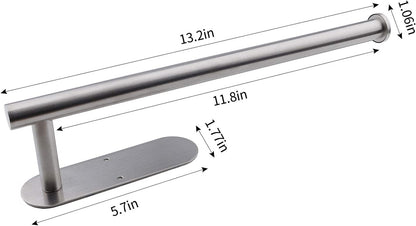 Paper Towel Holders for Kitchen,Paper Towels Bulk- Self-Adhesive under Cabinet,Both Available in Adhesive and Screws,Stainless Steel