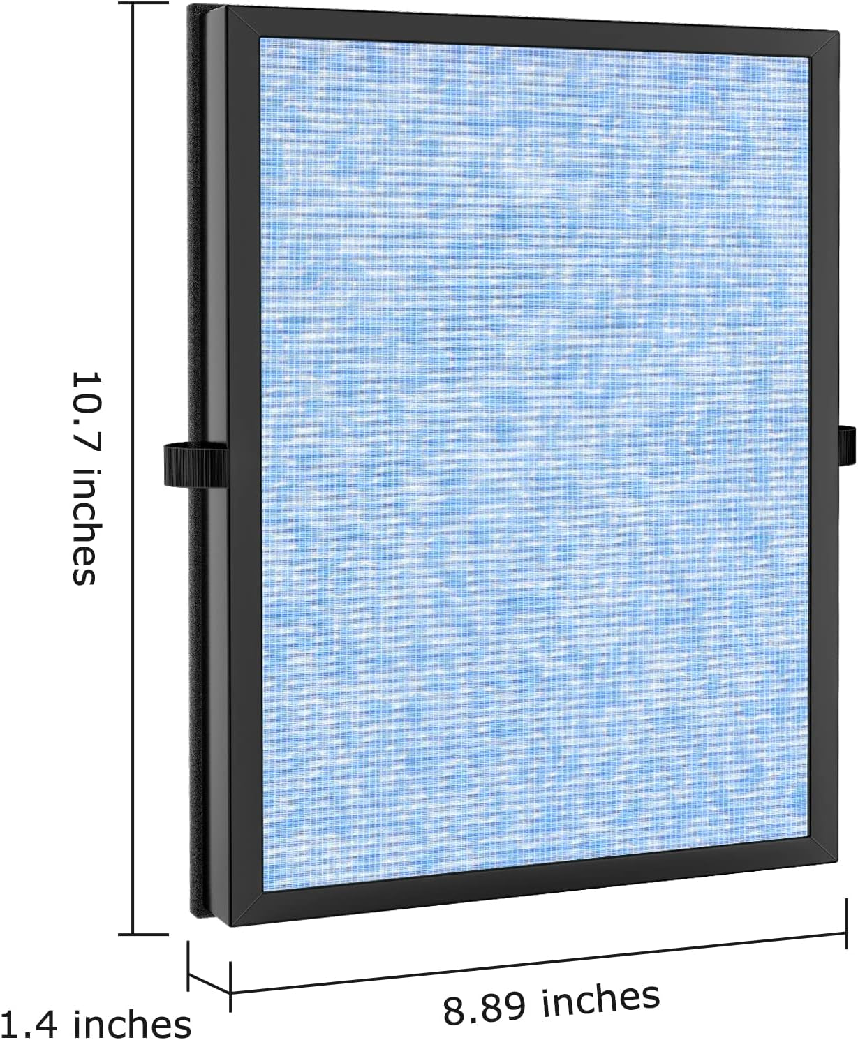 2-Pack Air Filter Compatible with MK-04 MG-04JH Air Puri-Fier, 4-Layers H13 Ture HEPA Filter Suitable for Dust, Pet Dander, Smoke, Pollen for Bedroom and Office- Standard Version