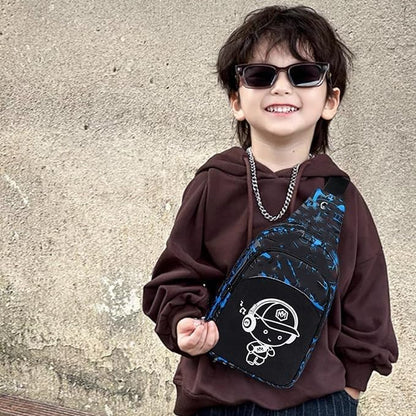 Small Sling Bag Crossbody Bags Camouflage Fanny Packs Chest Bag Travel Chest Gifts for Boys
