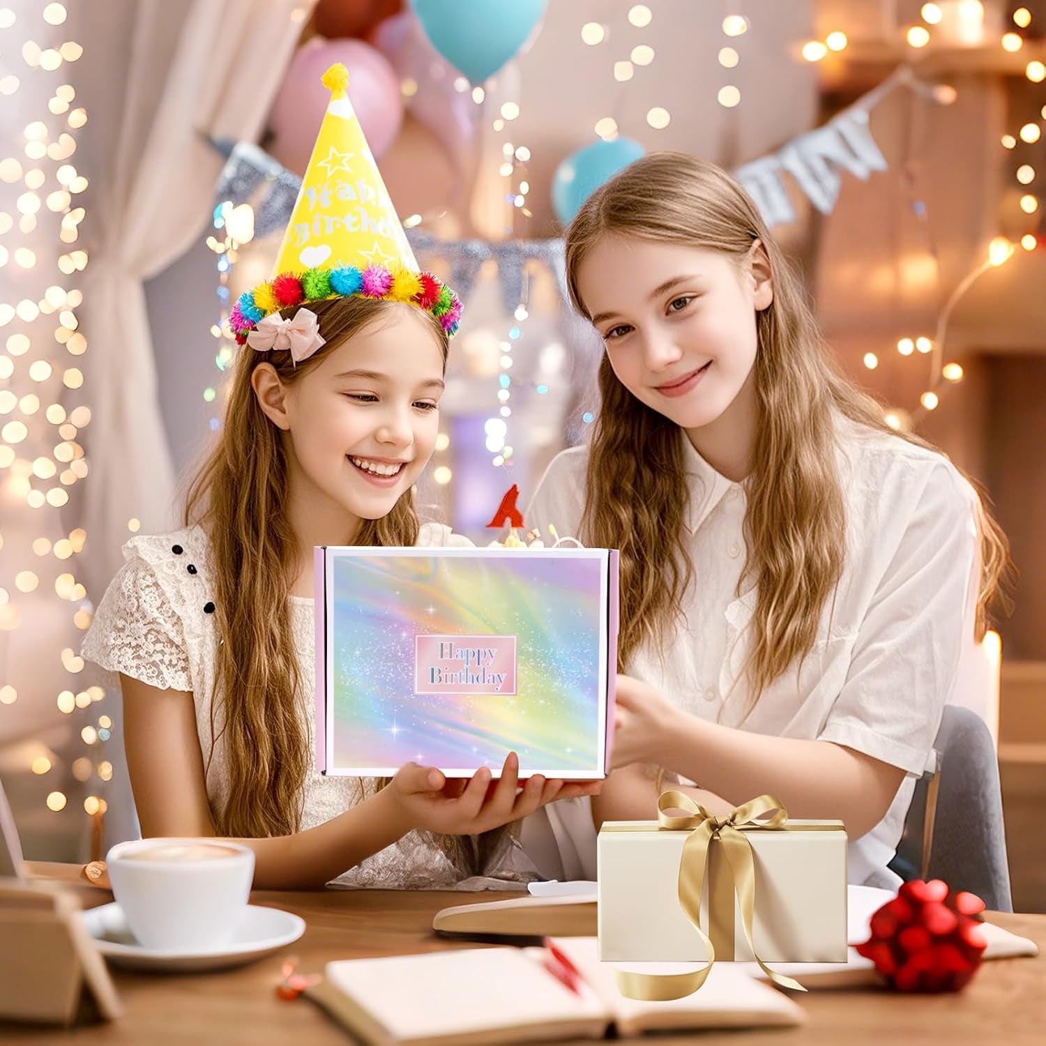 Sweet 16 Gifts for Girls, 16Th Birthday Gifts for Girls, Gift for 16 Year Old Girl, 11 PCS Unique Trendy Sweet Sixteen Gift for Daughter Her, Daughter, Niece, Granddaughter, Sister, Bestie, Rainbow