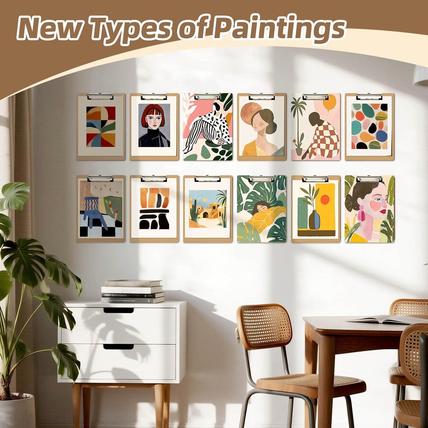 20 Pack Clipboard 8.5 X 11 Letter Size Clip Boards Bulk, A4 Wooden Hardboard Office Clipboards Pack for Classroom, Work-Meetings, Brown