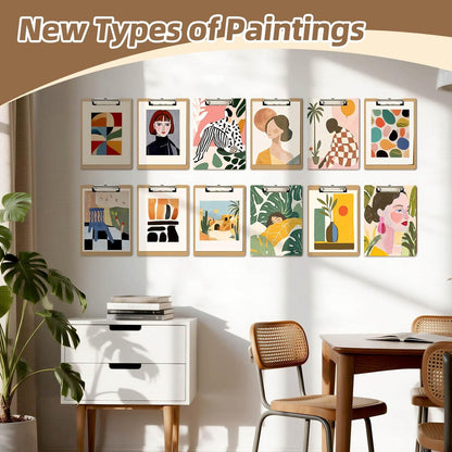 20 Pack Clipboard 8.5 X 11 Letter Size Clip Boards Bulk, A4 Wooden Hardboard Office Clipboards Pack for Classroom, Work-Meetings, Brown