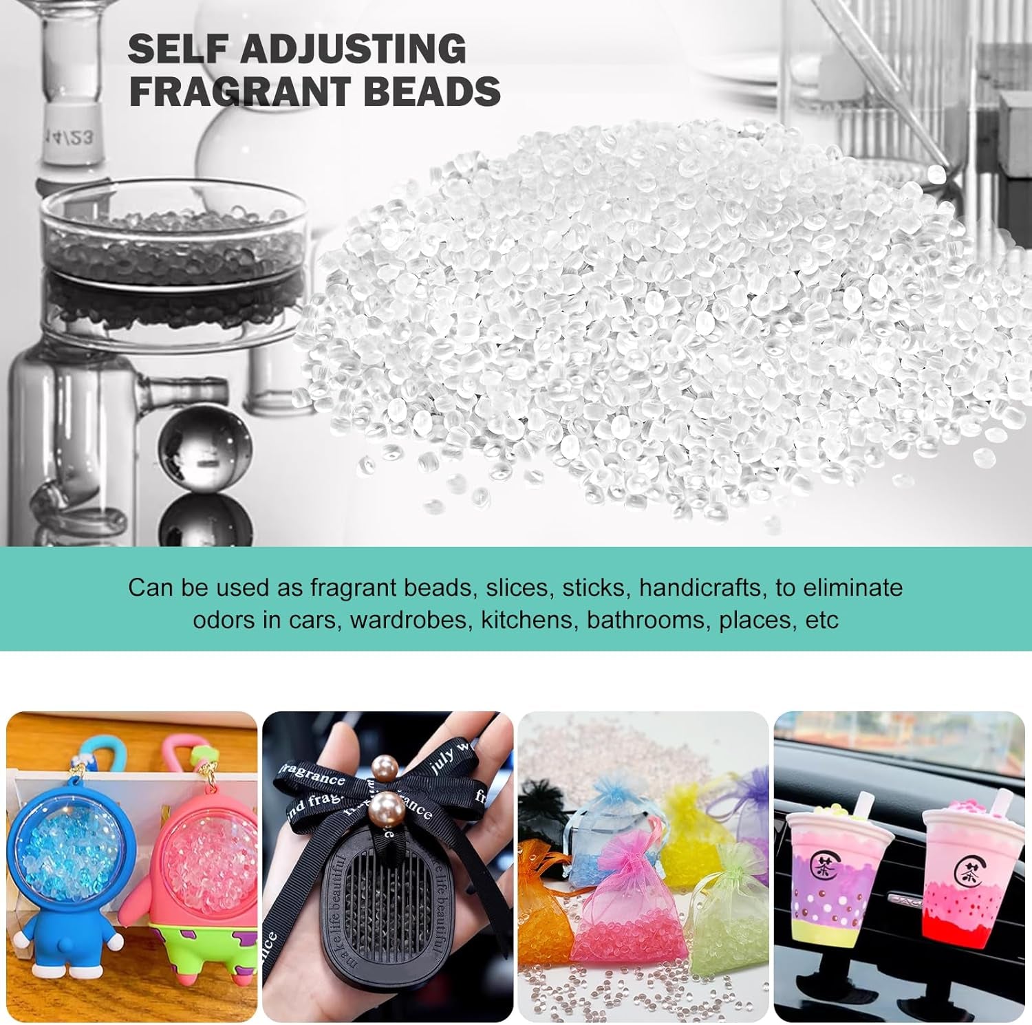 5Lb Aroma Beads Unscented Aroma Beads Eva Beads DIY Fragrance Car Freshies Supplies for Car Freshies