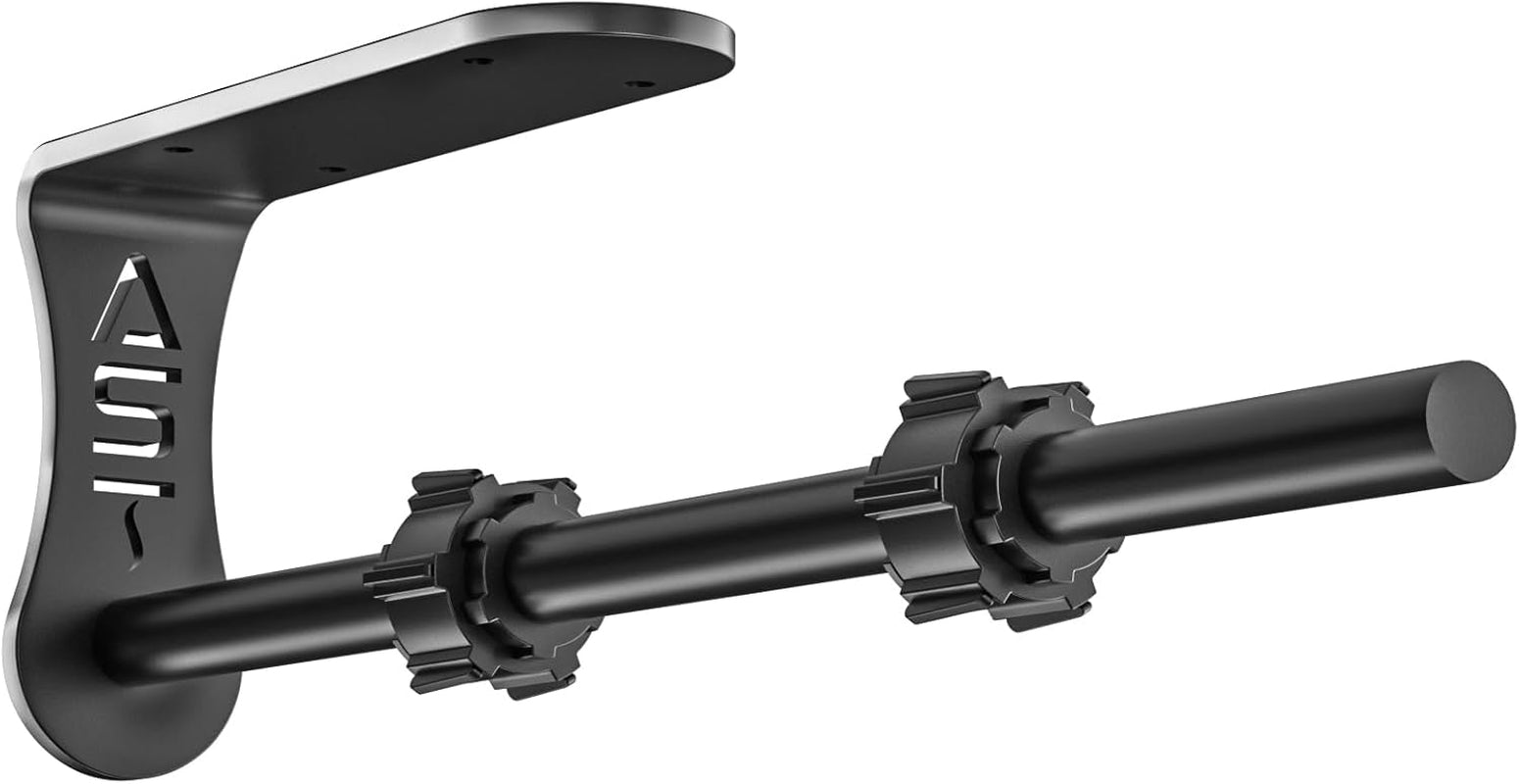 Black One-Hand Paper Towel Holder, Self-Adhesive or Screw-In, Stainless Steel, under Cabinet or Wall Mount, Space Saving, One-Hand Tear, Mute Design