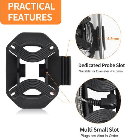 Magnetic Meat Probe Organizer, 3 Pack Upgraded Thermometer Probe Holder Grill Accessory Organizer Compatible with Traeger/Pit Boss/Thermopro/Weber Probe