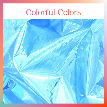 Orange and Blue Iridescent Tablecloth Set, 40 x 108 inches Disposable Shiny Laser Table Covers, Holographic Glitter Plastic Tablecloths for Party, Wedding, and Banquet Decoration