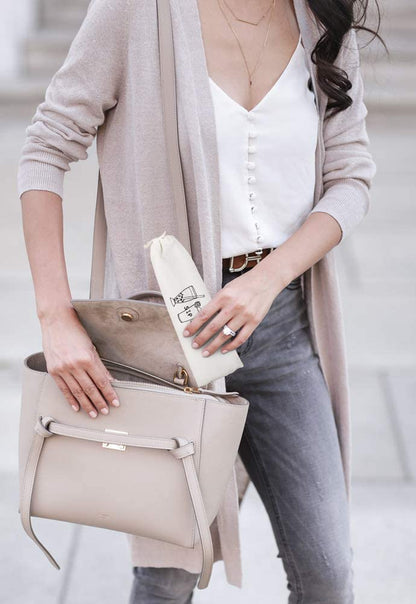 5 Pcs 10" Reusable Bubble Tea & Smoothie Straws, Stainless Steel, Angled Tips, 0.5" Wide, Cleaning Brushes