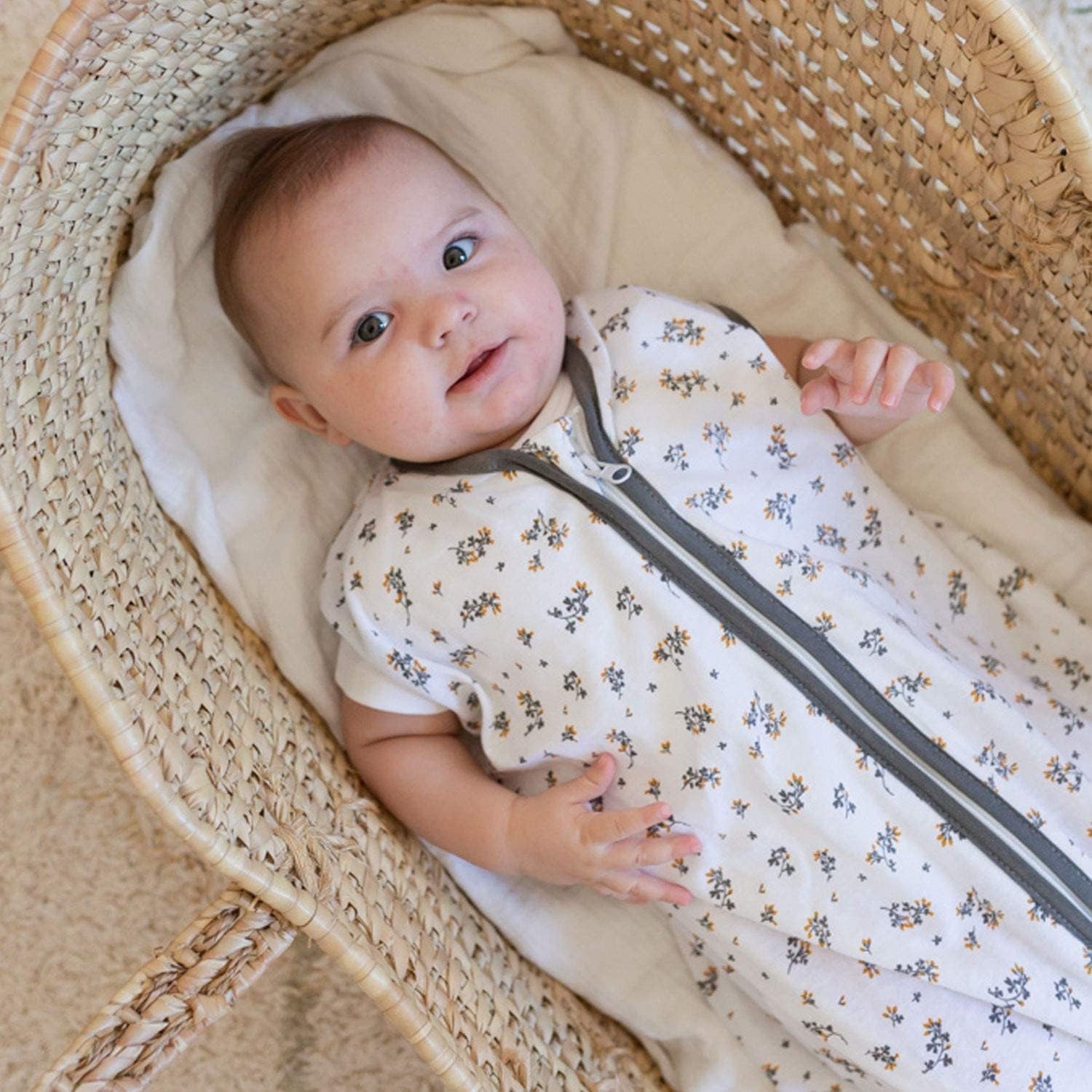 Baby Sleep Sack 18-24 Months, 100% Cotton Toddler Sleeping Bag, 2-Way Zipper Wearable Blanket for Baby, 0.5 TOG