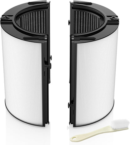 360° Combi 2-IN-1 HEPA + Carbon Filter for Dyson TP09 TP07 TP06 TP04 TP10 TP4A TP7A HP04 HP06 HP07 HP09 HP10 HP4A HP7A PH01 PH02 PH03 PH04 PH3A DP04 Air Purifier, #965432-01