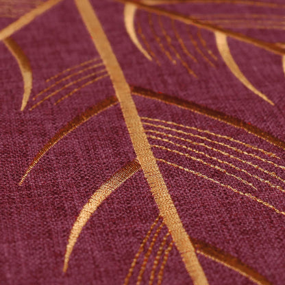 Thanksgiving Leaves Table Runners, Fall Decor for Home, 13 Inch X 36 Inch, Embroidered Harvest Maple Leaf Decoration for Autumn, Farmhouse Centerpieces with Applique Red Green Orange Leaves