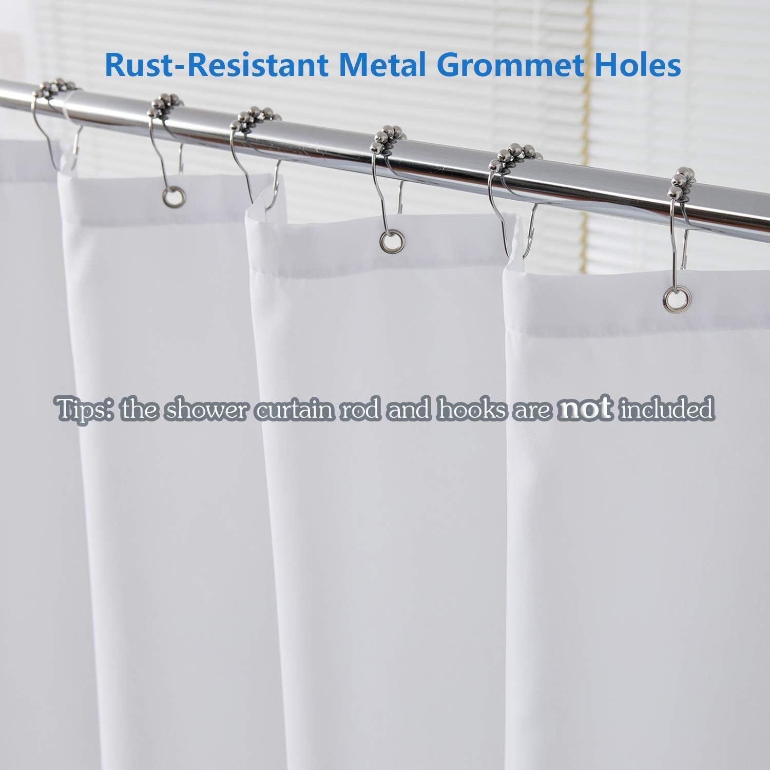 bath Plastic Shower Curtain Shower Curtain Hooks Rings
