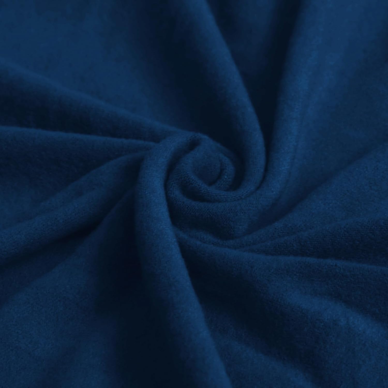 Fleece Chair Sofa Seat Cushion Slipcovers Soft Couch Cushion Cover Stretch Furniture Protector for Kids, Pets (2-Piece Loveseat Cushion, Navy)