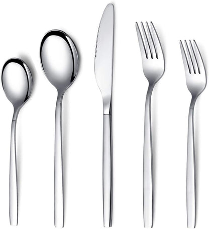 20-Piece Stainless Steel Flatware Set for Four