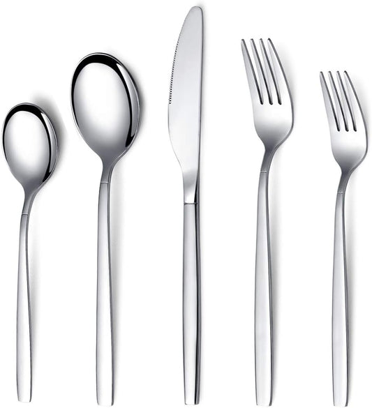 20-Piece Stainless Steel Flatware Set for Four