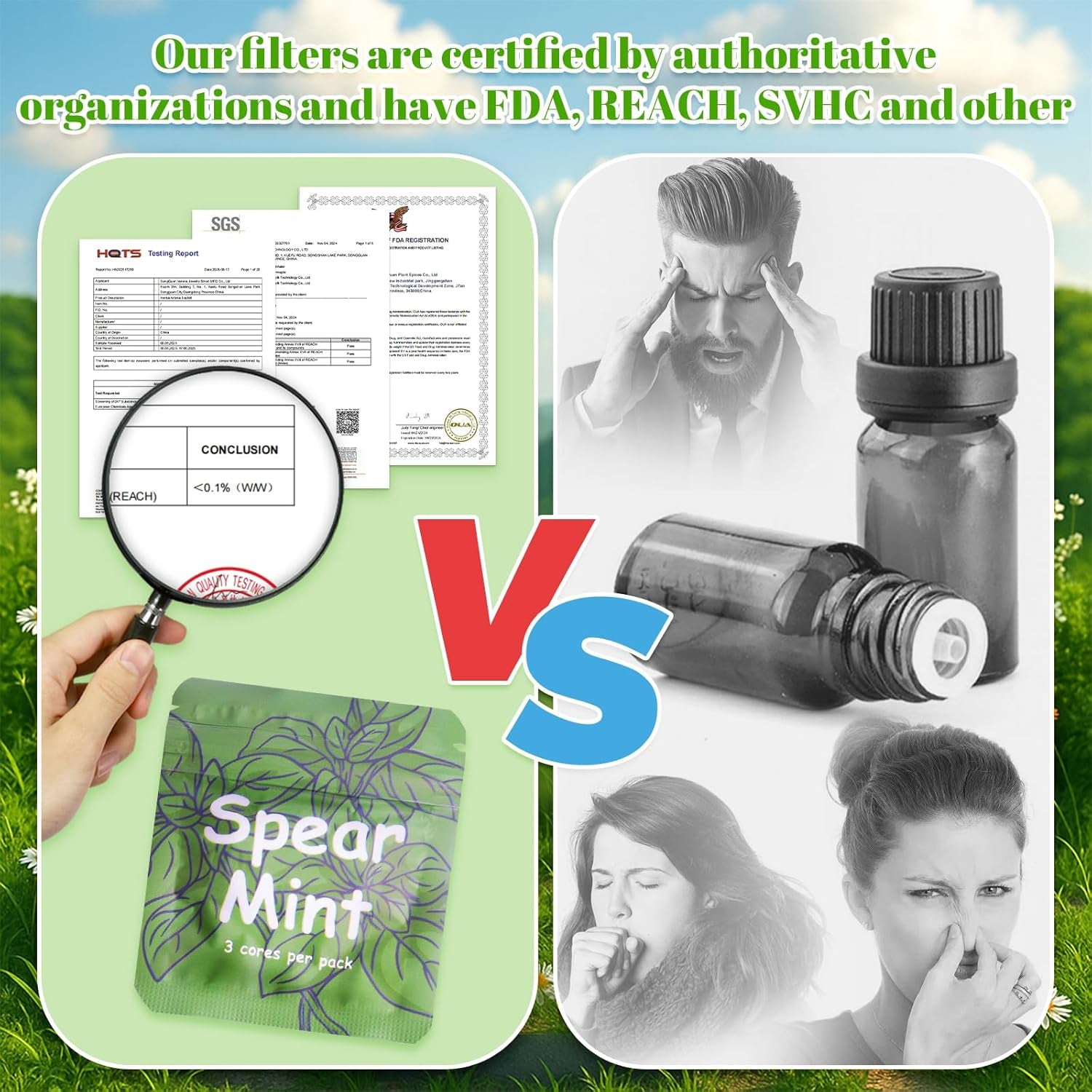 Quit Smoking Breathing Necklace for Adults - Flavored Stress Breathing Necklace Stop Smoking for Women - Fidget Breathlink for Men Meditation Breathe Anxiety Whistle Necklaces Shift Breathlace