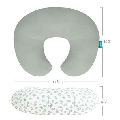 Nursing Pillow Cover 2 Pack Fit for Boppy Pillow, Breathable & Skin-Friendly Nursing Slipcovers for Breastfeeding Mom, Comfortable & Machine Washable Nursing Covers