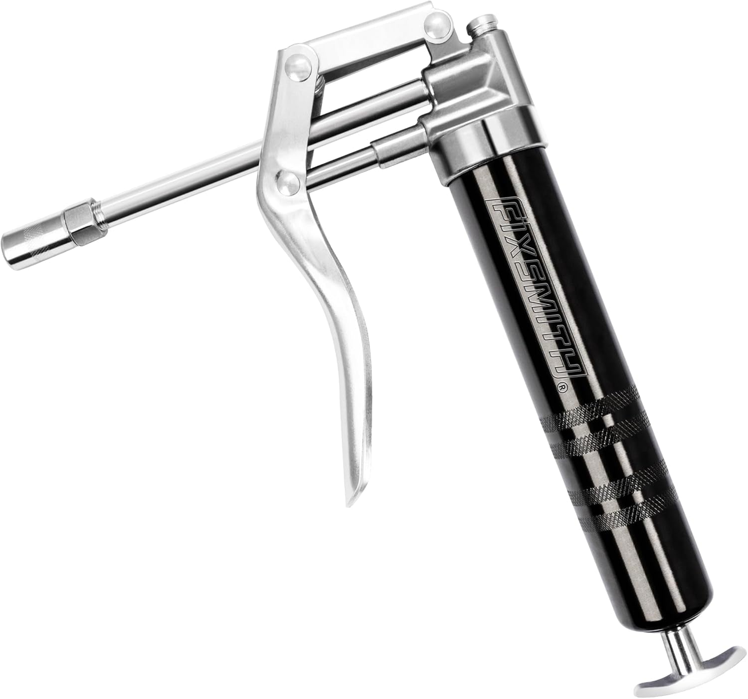 Mini Grease Gun, Small Pistol Grip Grease Gun, Design for 3Oz Cartridges. with 6.6 Inch Rigid Extension Pipe, 3-Way Loading, 4000 PSI Max Pressure