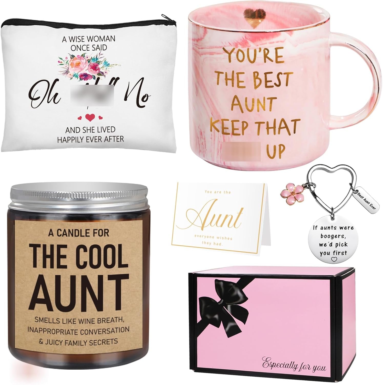 Aunt Gift Ideas, Gifts for Aunt, Aunt Gifts - Best Aunt Ever Gifts - Aunt Birthday Gift - Aunt Gifts from Niece, Nephew, Aunt Christmas Gifts - Gifts for New Aunt, to Be Aunt - Favorite Aunt Mug