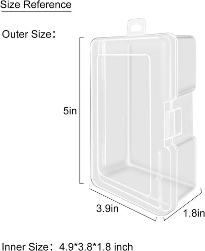 3 PCS Card Storage Box for UNO 112PCS, High Capacity Playing Cards Case （No Cards）