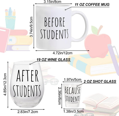 Teacher Appreciation Gifts, Best Teachers Gifts, Thank You Teacher Gift, Funny Back to School Gift for Teachers Women, 7 Pcs