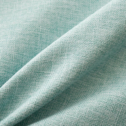 Pack of 2 Decorative Farmhouse Linen Pillow Covers Rustic Boho Accent Outdoor Couch Throw Pillow Covers for Cushion Bed Sofa Living Room Home Decor 18X18 Inch Aqua Green