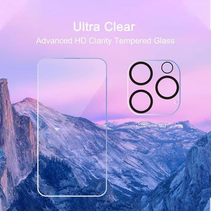 3 Pack Screen Protector for Iphone 16 Pro Max + 3P Lens Protector and 3P Lens Protector for Iphone 16 Pro/16 Pro Max