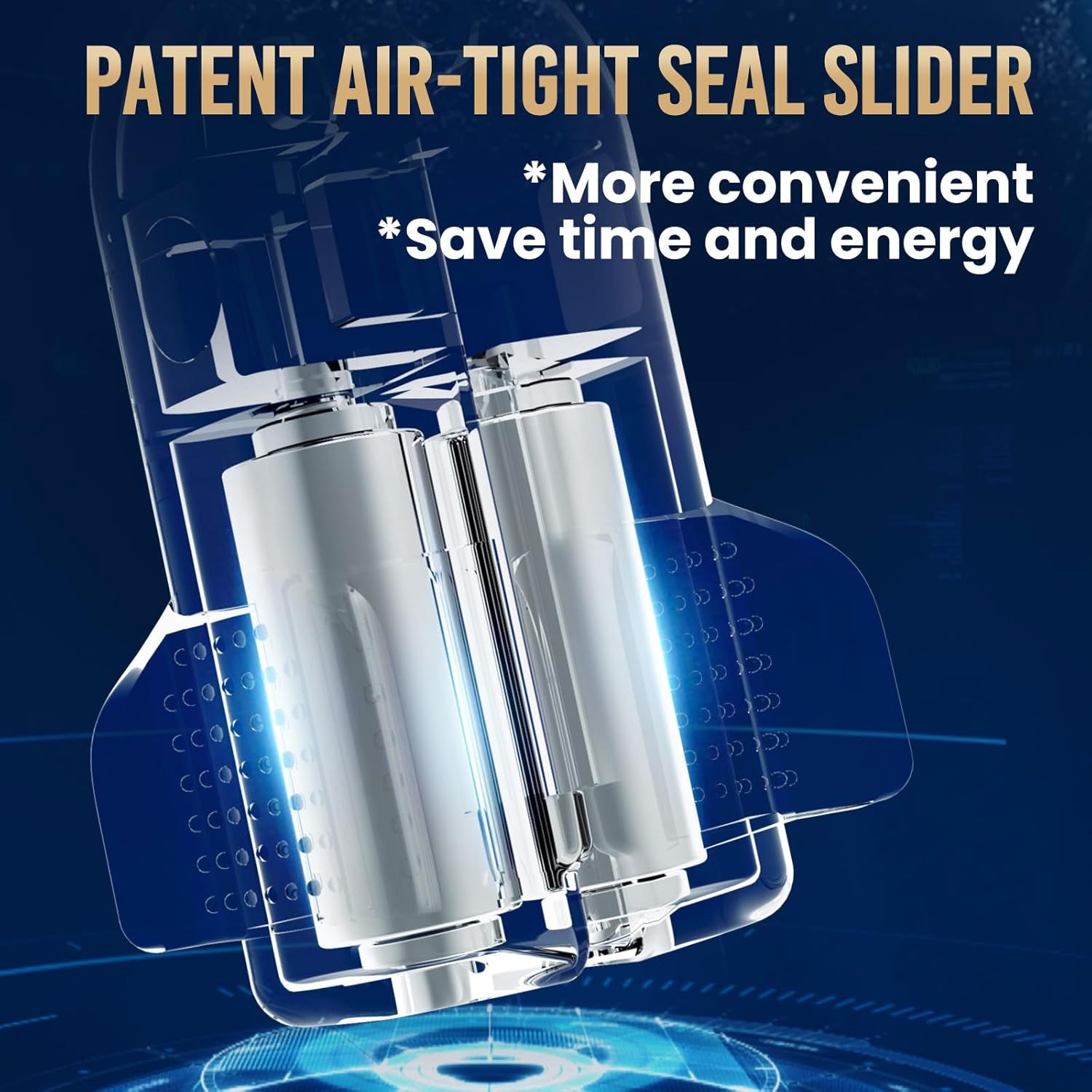 Plastic Heavy Rolling Slide Clip Seal Grip Air Tight Accessories for Vacuum Storage Space Saver Bags