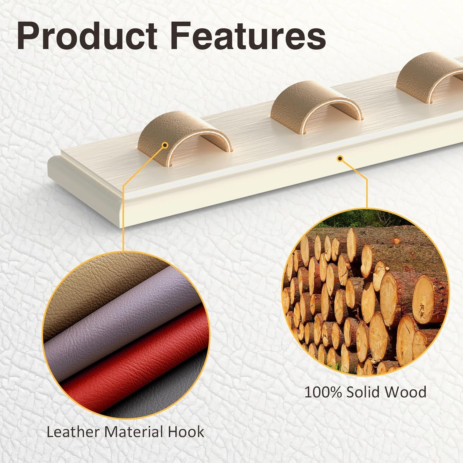 3 Pack Sunglass Organizer, Wall Mounted Sunglasses Organizer, Wooden Glasses Holder Sunglass Holder, Sunglasses Rack for Hanging Your Multiple Eyeglasses, for Wall, Home Decor(Cream)