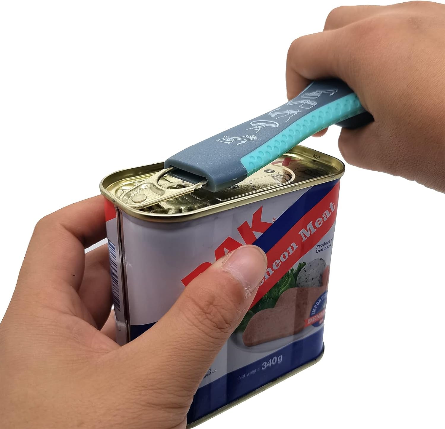 Ergonomic Jar and 5-in-1 Bottle Opener with Rubber Gripper Pad for Seniors with Arthritis and Limited Hand Strength