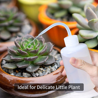 Indoor Plants Watering Can - Long Spout 47 Oz with Bonus 16 Oz Spray Bottle & 8.5 Oz Squeeze Bottle, Green