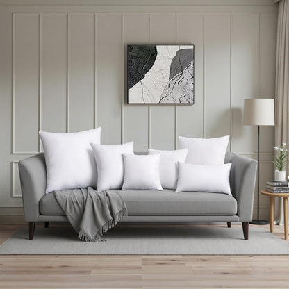 Set of 2 Throw Pillow Inserts Premium Pillow Stuffer Square Form for Decorative Cushion Bed Couch Sofa 14X14 Inch